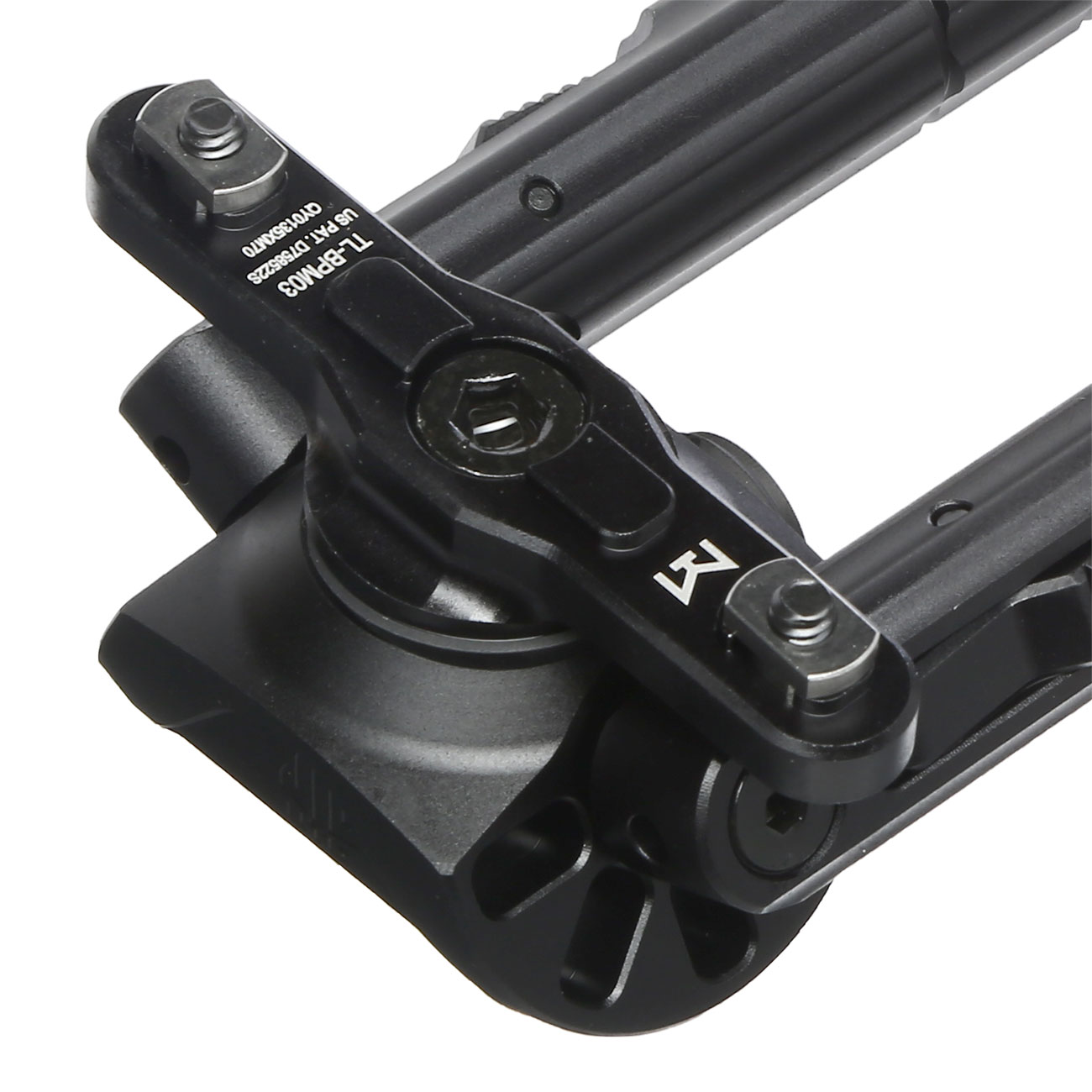 UTG M-LOK Heavy Duty Recon 360 Grad Metall Zweibein - Gummife 200 - 310 mm schwarz Bild 3