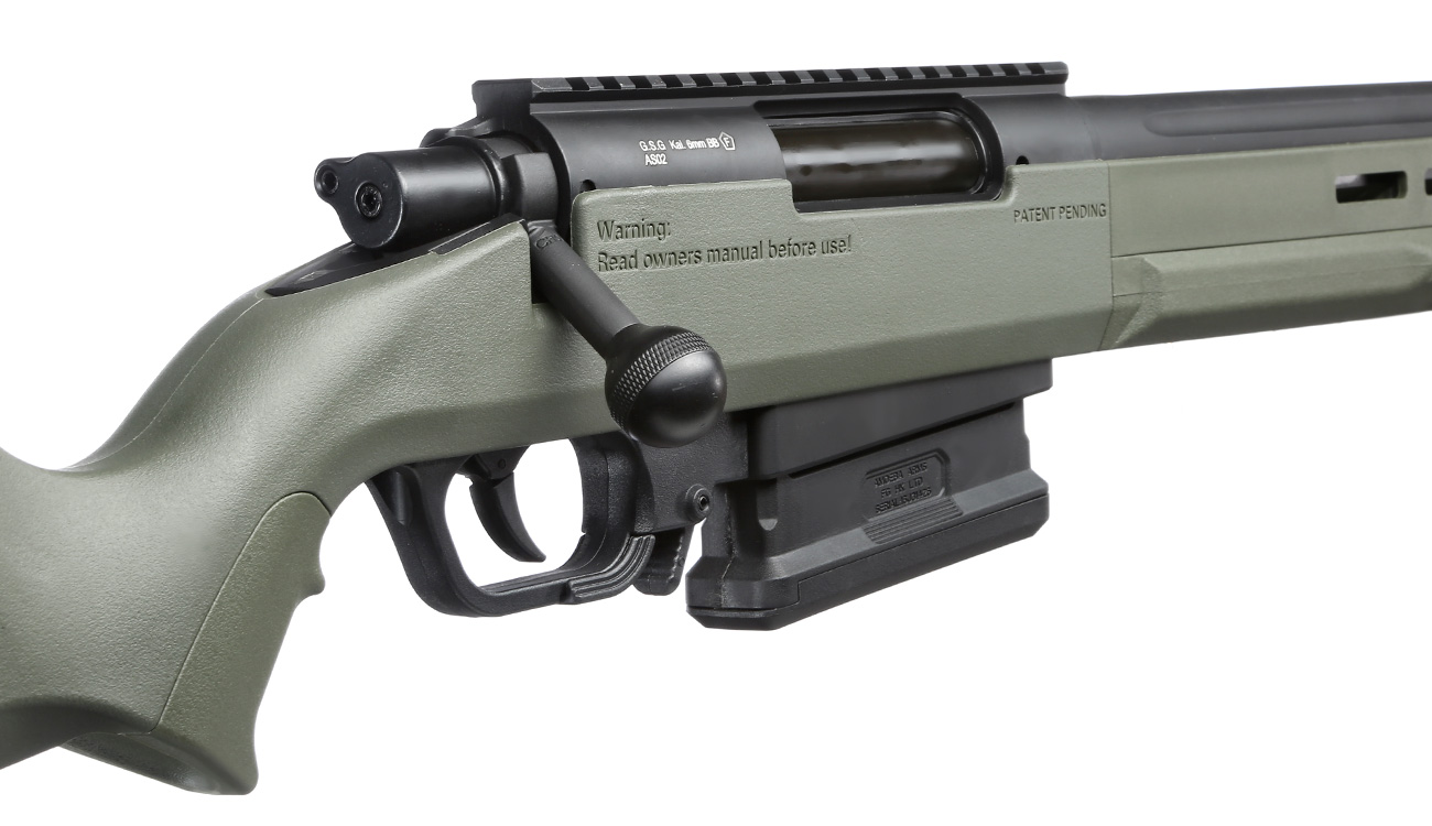 Ares Amoeba Striker S2 / AS02 Bolt Action Snipergewehr 6mm BB oliv Bild 8