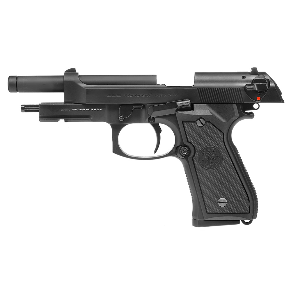 G&G GPM92 GP2 Airsoftpistole Vollmetall GBB 6mm BB schwarz inkl. Pistolenkoffer Bild 2