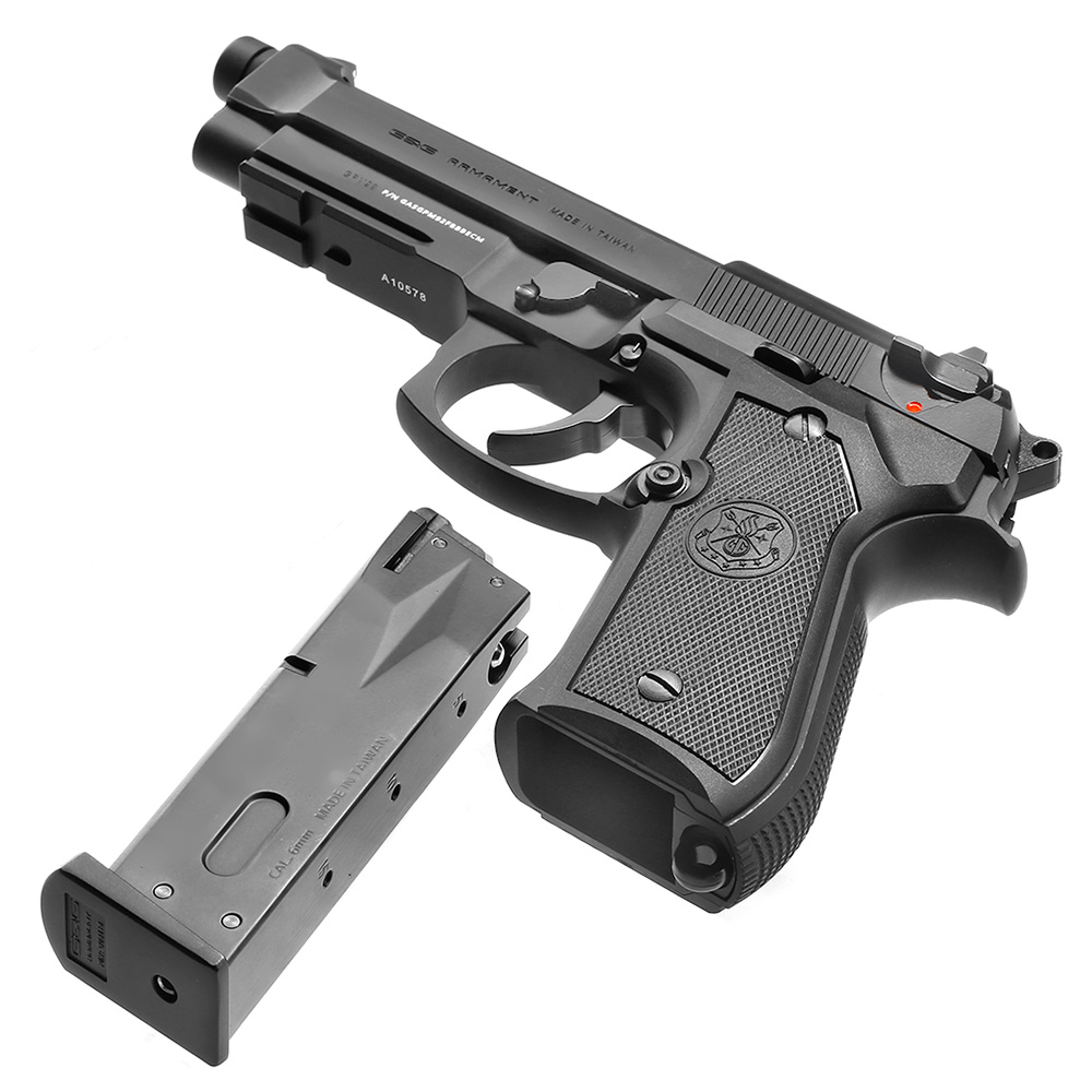 G&G GPM92 GP2 Vollmetall GBB 6mm BB schwarz inkl. Pistolenkoffer Bild 6