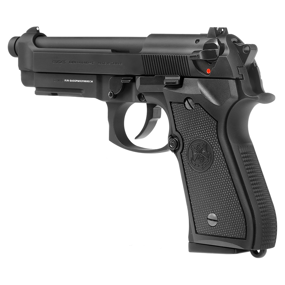 G&G GPM92 GP2 Airsoftpistole Vollmetall GBB 6mm BB schwarz inkl. Pistolenkoffer Bild 9