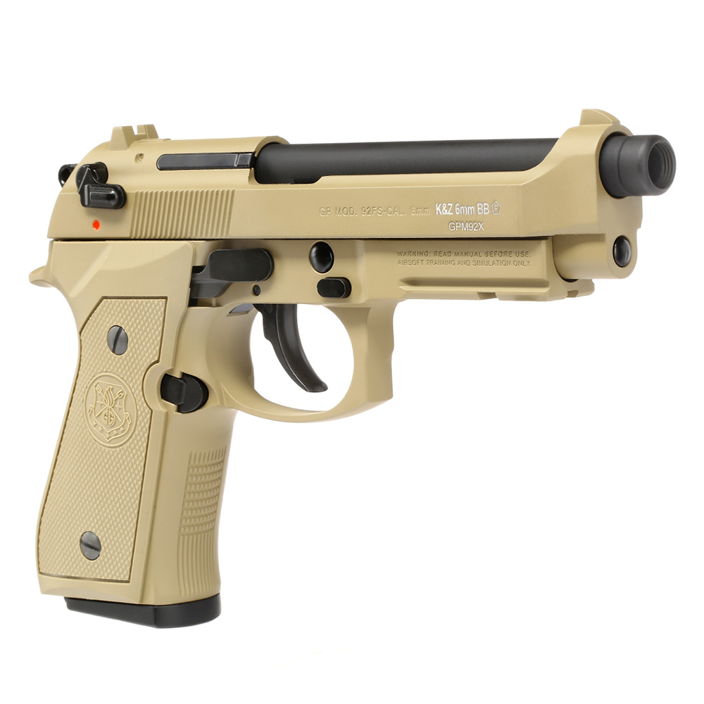 G&G GPM92 GP2 Vollmetall GBB 6mm BB Desert Tan oliv inkl. Pistolenkoffer Bild 8