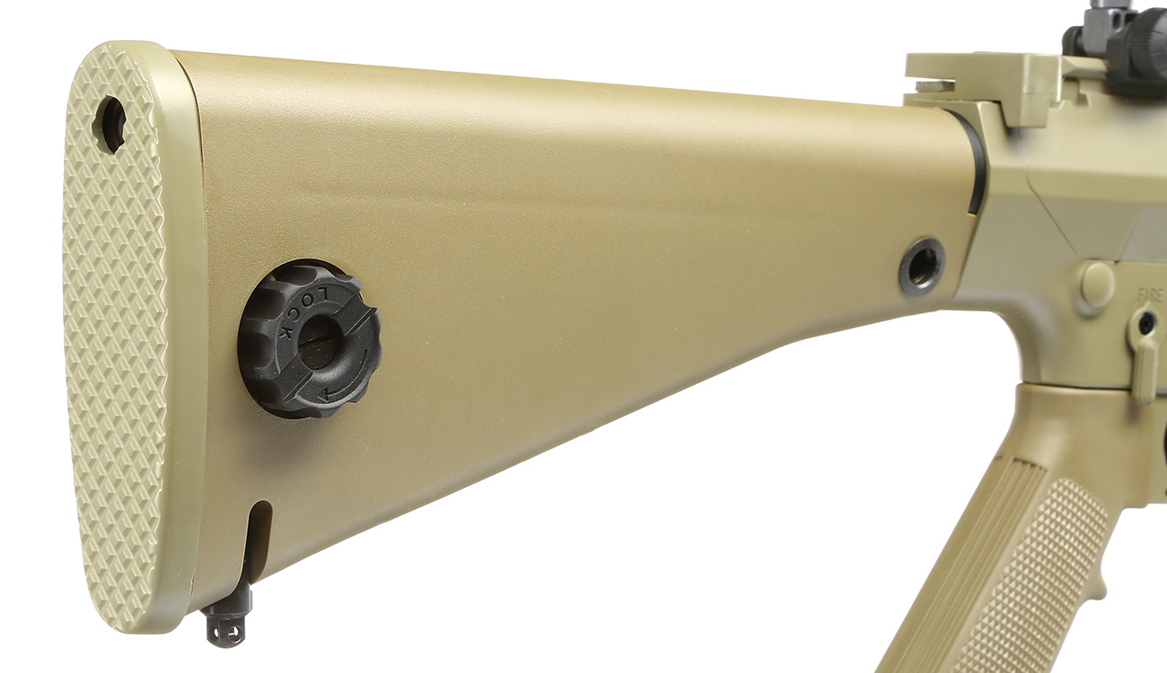 VFC KAC SR25 M110 SASS Sniper System Vollmetall Gas-Blow-Back 6mm BB Tan Bild 9