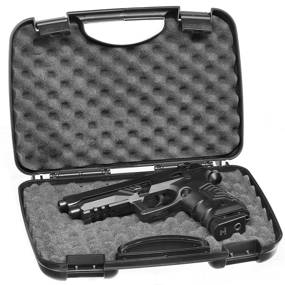 HFC M92 GripTac Vollmetall CO2 BlowBack 6mm BB schwarz inkl. Pistolenkoffer Bild 7