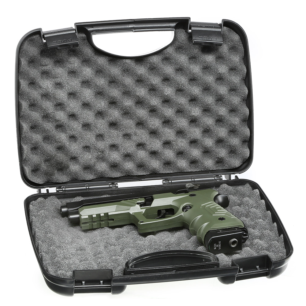HFC M92 GripTac Vollmetall CO2 BlowBack 6mm BB oliv inkl. Pistolenkoffer Bild 7