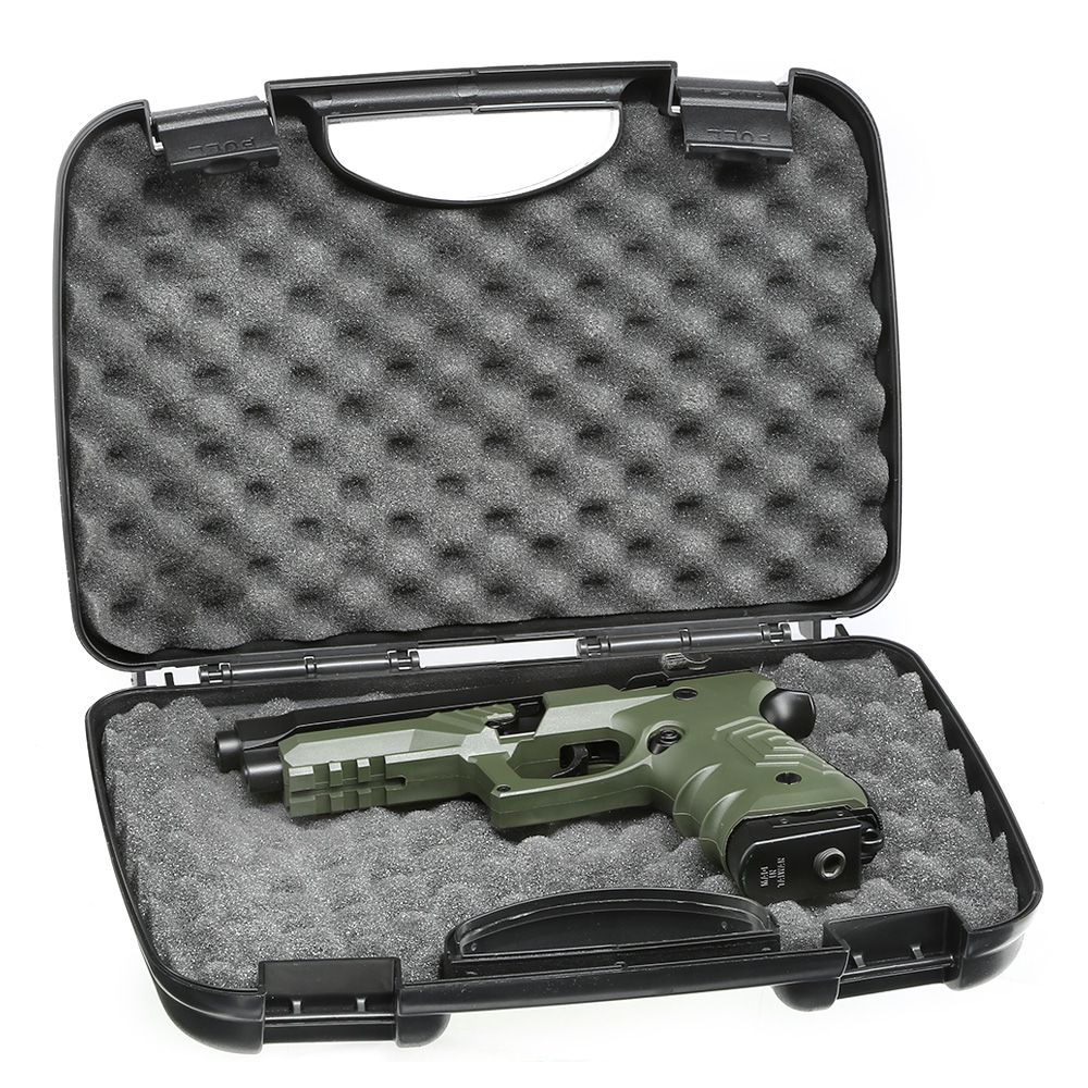 HFC M92 GripTac Airsoftpistole Vollmetall CO2 BlowBack 6mm BB oliv inkl. Pistolenkoffer Bild 7