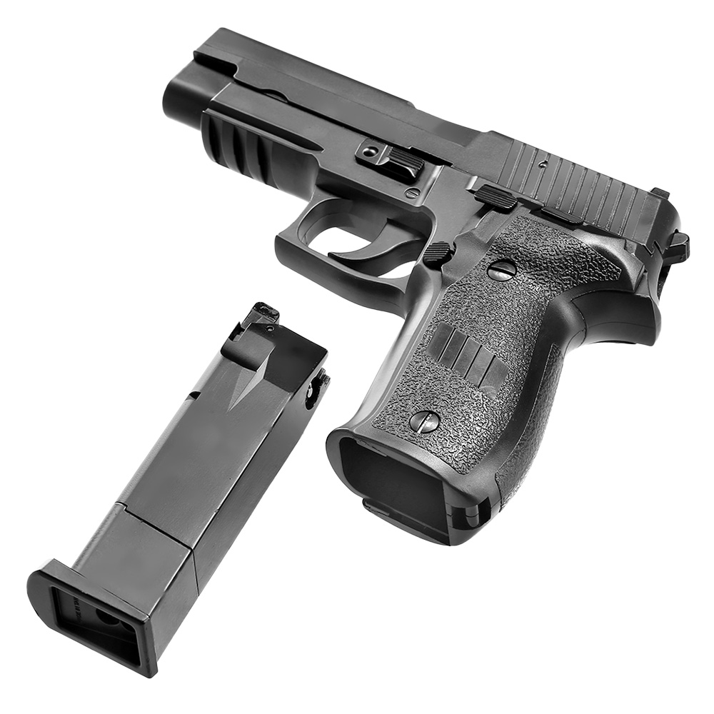 HFC H226 Airsoftpistole Vollmetall GBB 6mm BB grau inkl. Pistolenkoffer Bild 6