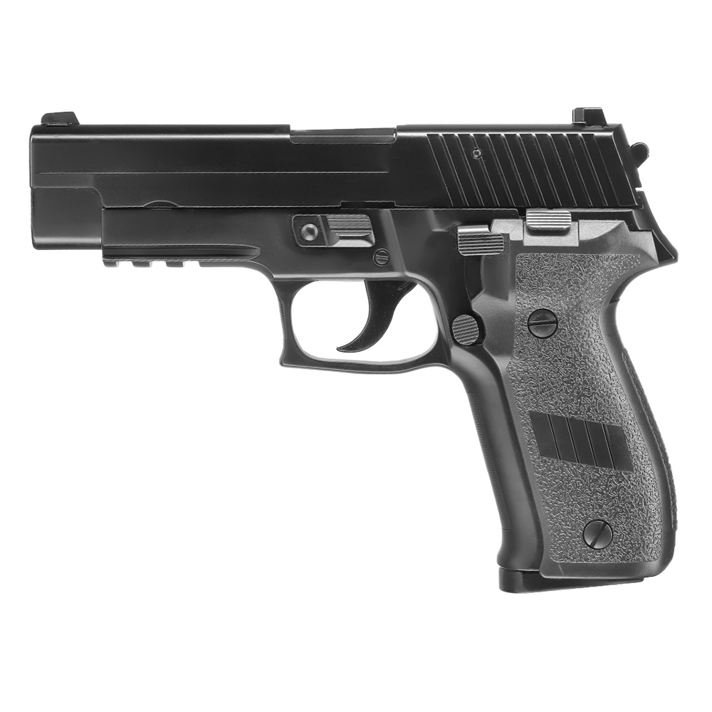 HFC H226 Airsoftpistole Vollmetall GBB 6mm BB schwarz inkl. Pistolenkoffer Bild 1