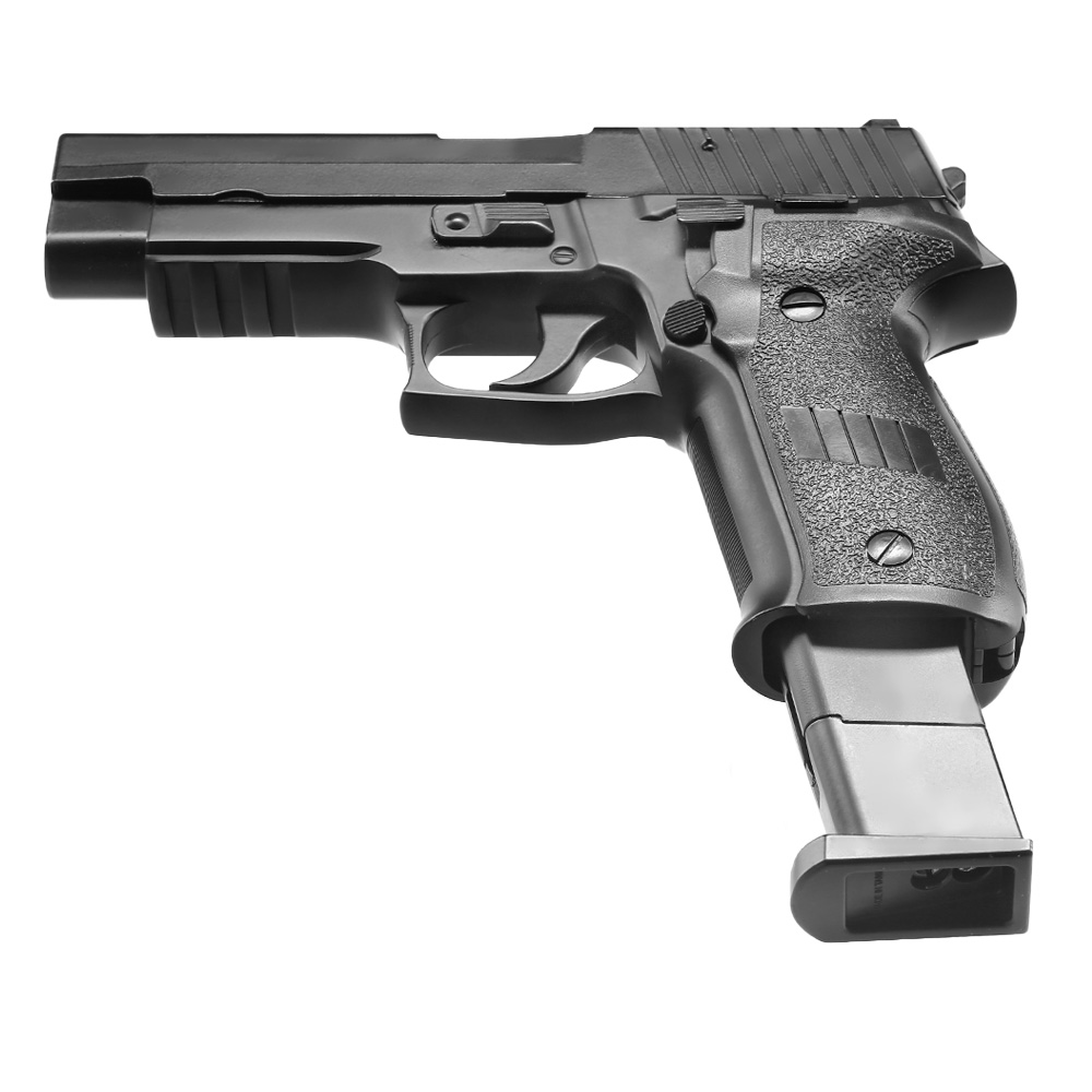 HFC H226 Airsoftpistole Vollmetall GBB 6mm BB schwarz inkl. Pistolenkoffer Bild 5