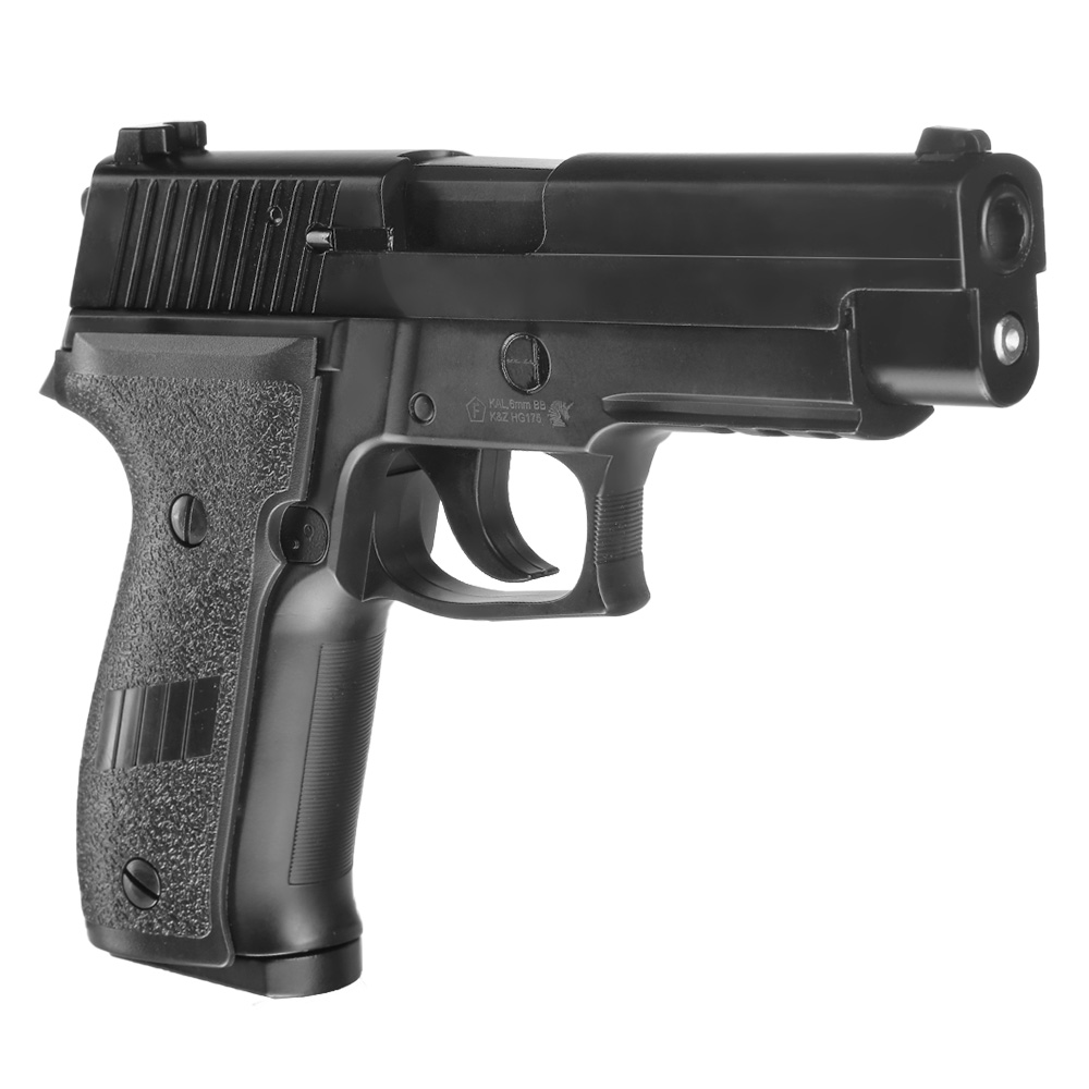 HFC H226 Airsoftpistole Vollmetall GBB 6mm BB schwarz inkl. Pistolenkoffer Bild 8