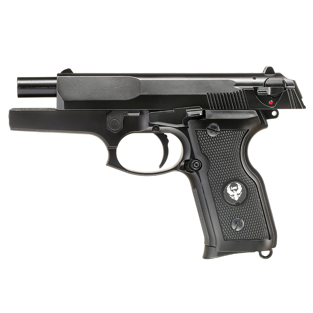 HFC Cougar Vollmetall GBB 6mm BB schwarz inkl. Pistolenkoffer Bild 2