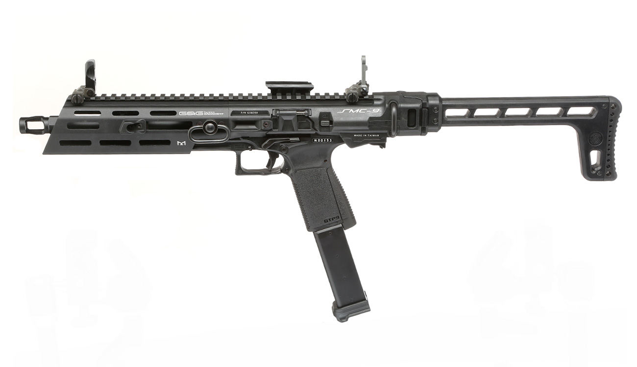 G&G SMC9 Pistol Carbine Full Kit GBB 6mm BB schwarz kaufen - Kotte 