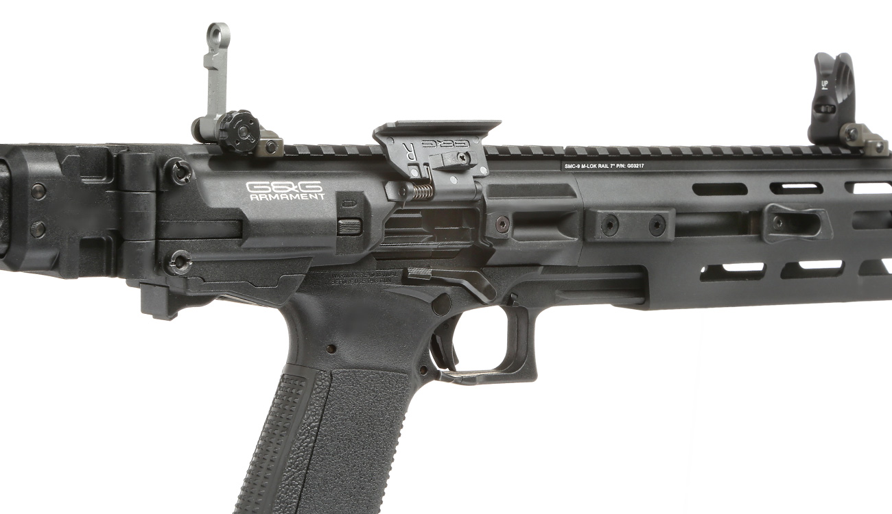 G&G SMC9 Pistol Carbine Full Kit GBB 6mm BB schwarz Bild 8