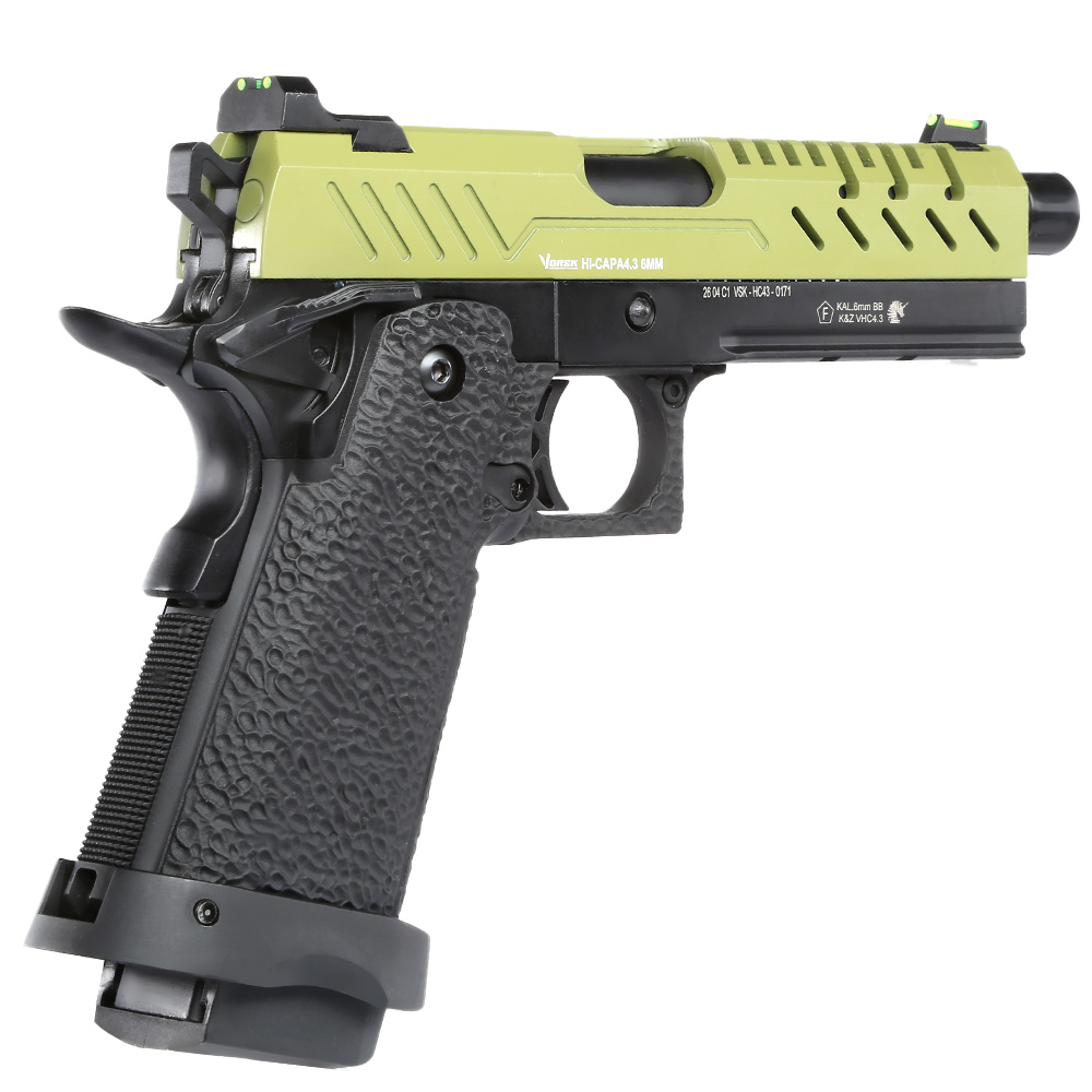 Ersatzteilset Vorsk Airsoft Hi-Capa 4.3 Vollmetall GBB 6mm BB Green / schwarz Bild 4