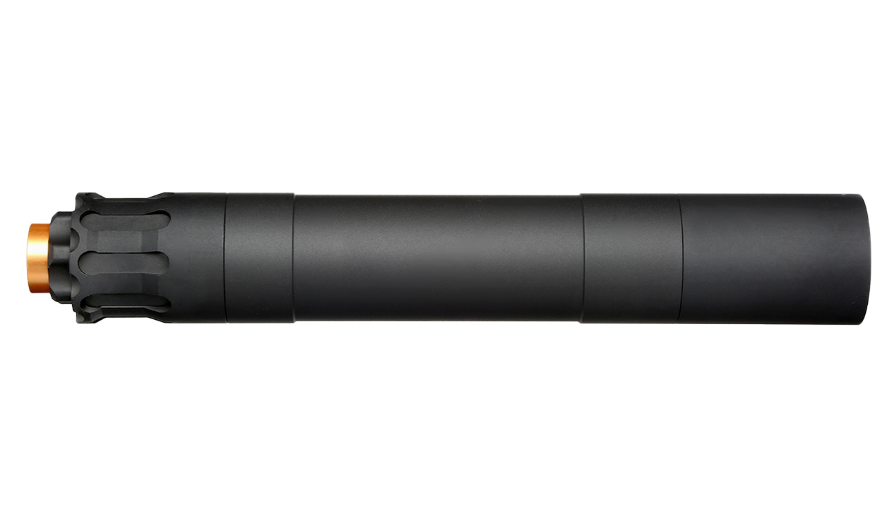RGW OBS-Style 45ACP Aluminium Silencer 14mm- schwarz / kupfer Bild 3