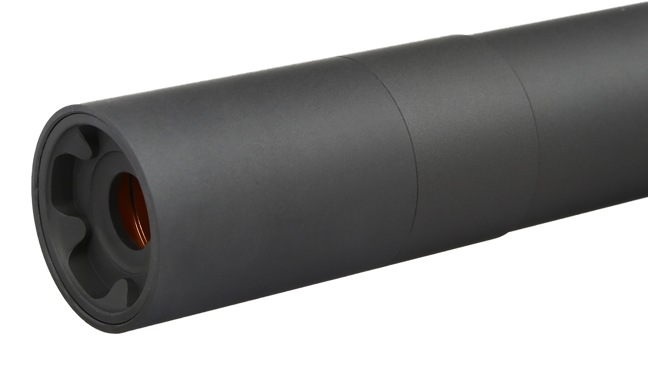 RGW OBS-Style 45ACP Aluminium Silencer 14mm- schwarz / kupfer Bild 4