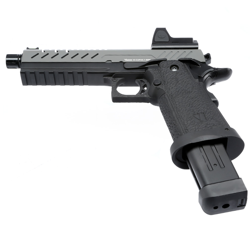 Vorsk Airsoft Hi-Capa 5.1 mit HD5141 LPZ Vollmetall GBB 6mm BB grau / schwarz Bild 1