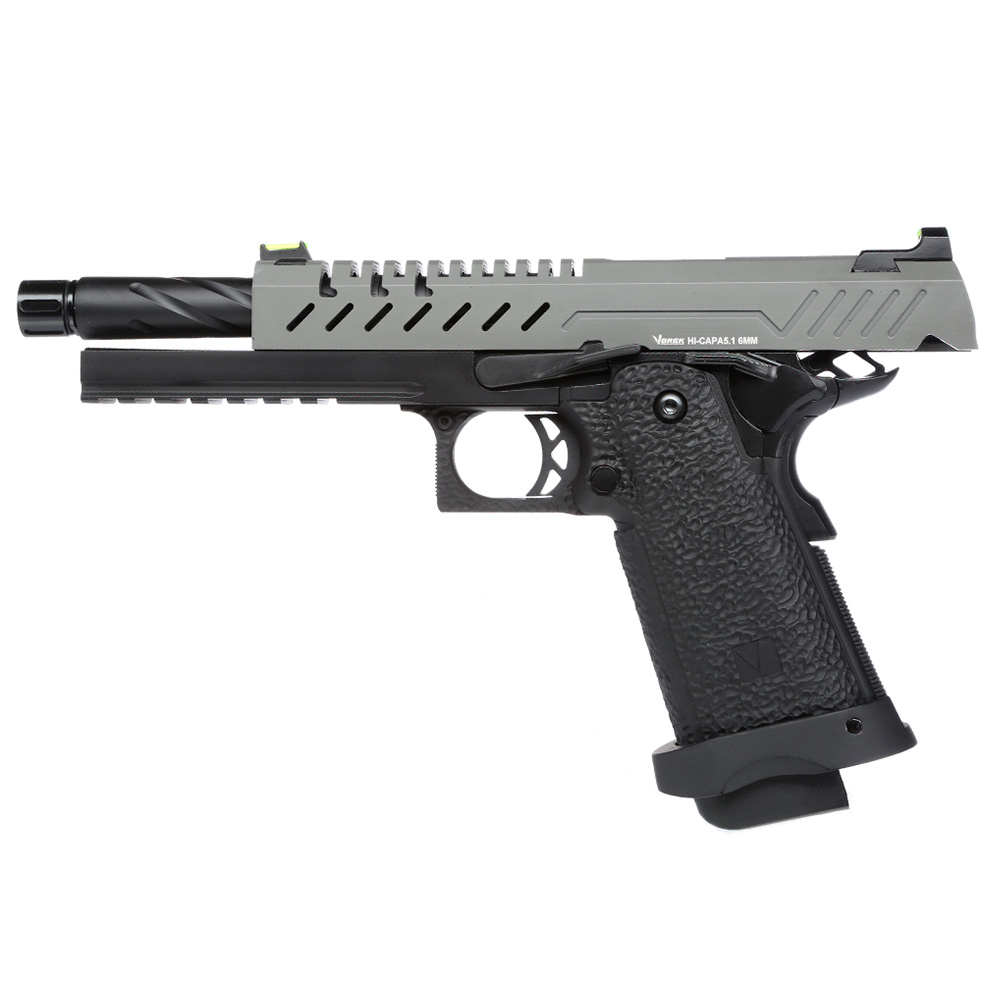 Vorsk Airsoft Hi-Capa 5.1 Vollmetall GBB 6mm BB grau / schwarz Bild 2