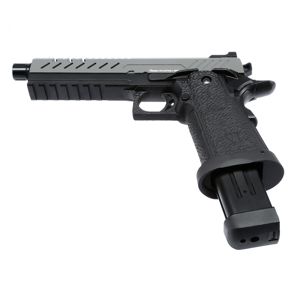 Vorsk Airsoft Hi-Capa 5.1 Vollmetall GBB 6mm BB grau / schwarz Bild 5