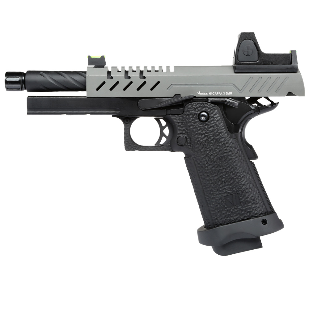 Vorsk Airsoft Hi-Capa 4.3 mit HD5141 LPZ Vollmetall GBB 6mm BB grau / schwarz Bild 1