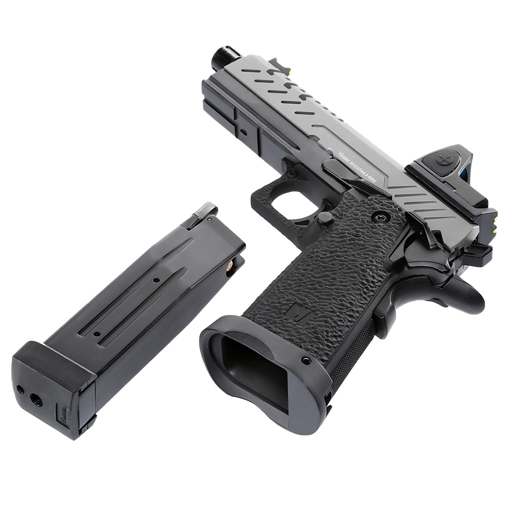 Vorsk Airsoft Hi-Capa 4.3 mit HD5141 LPZ Vollmetall GBB 6mm BB grau / schwarz Bild 1