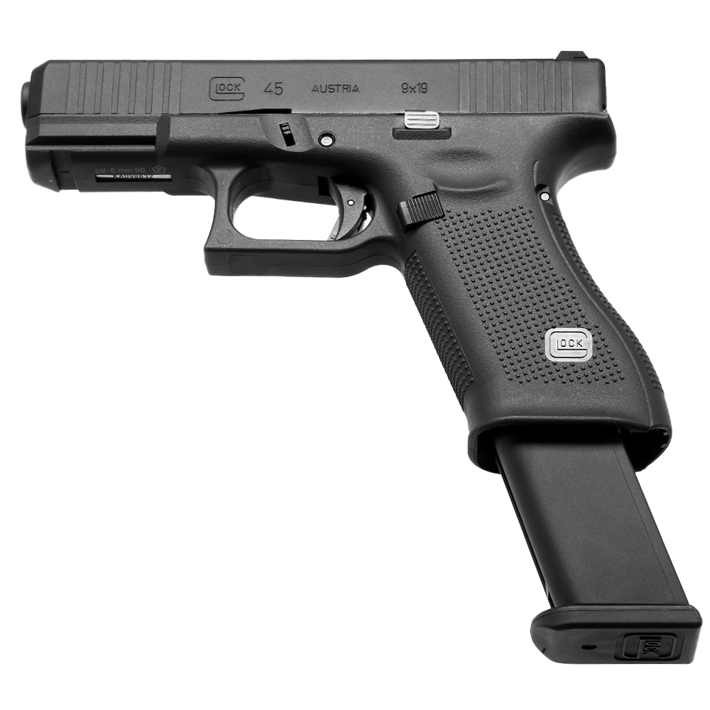 Glock 45 Airsoft mit Metallschlitten GBB 6mm BB schwarz Bild 5