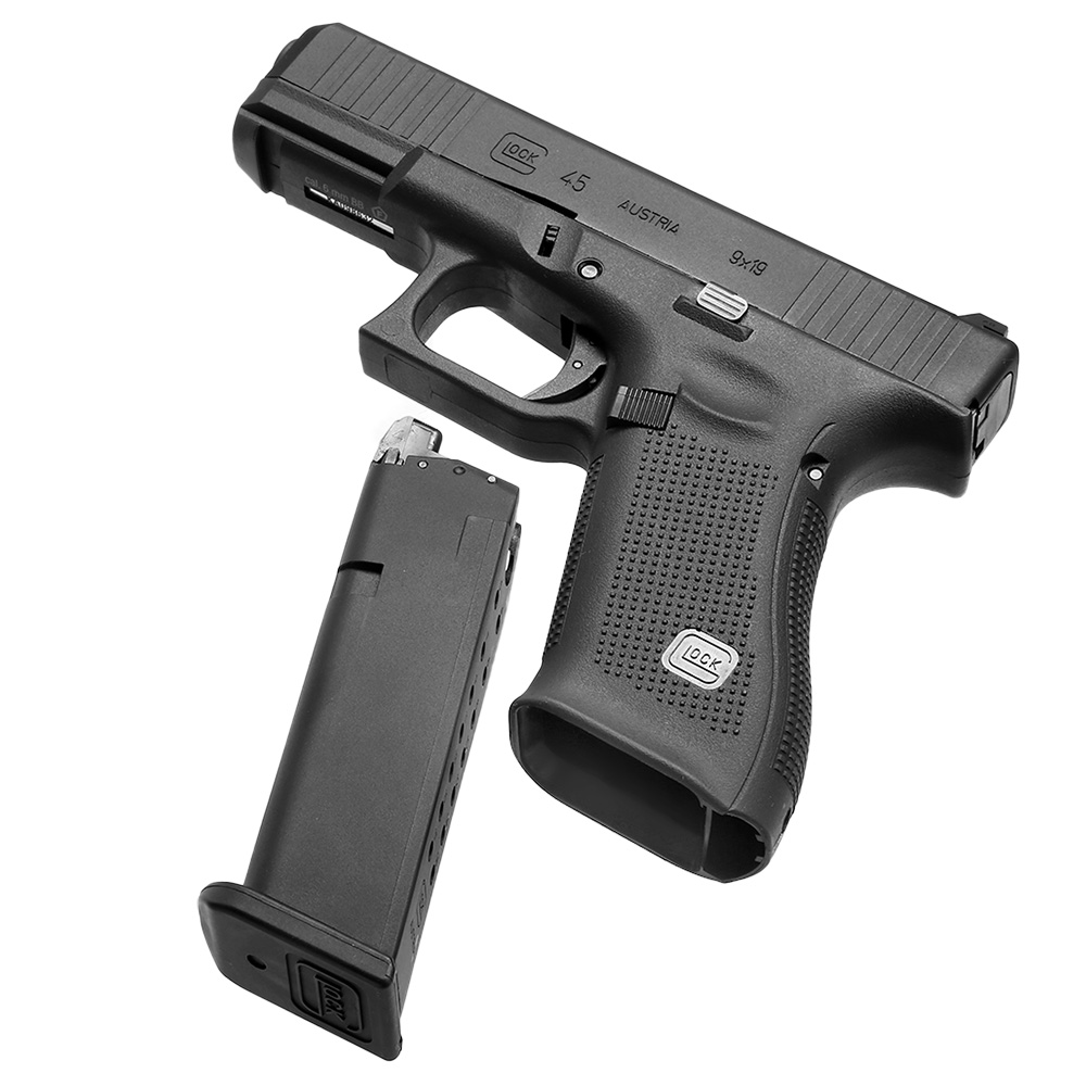 Glock 45 Airsoft mit Metallschlitten GBB 6mm BB schwarz Bild 6