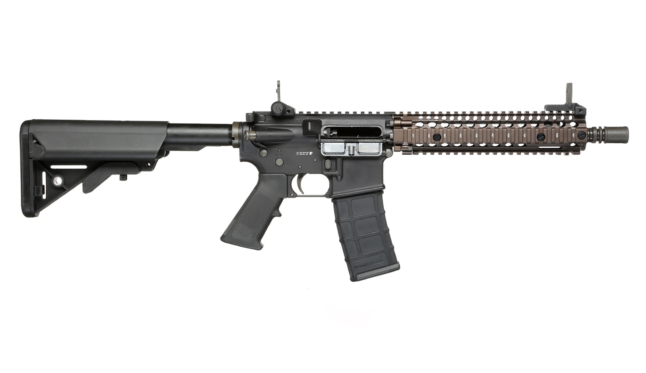 GHK Colt / Daniel Defense MK18 MOD1 Vollmetall Gas-Blow-Back 6mm BB Dualtone Bild 2