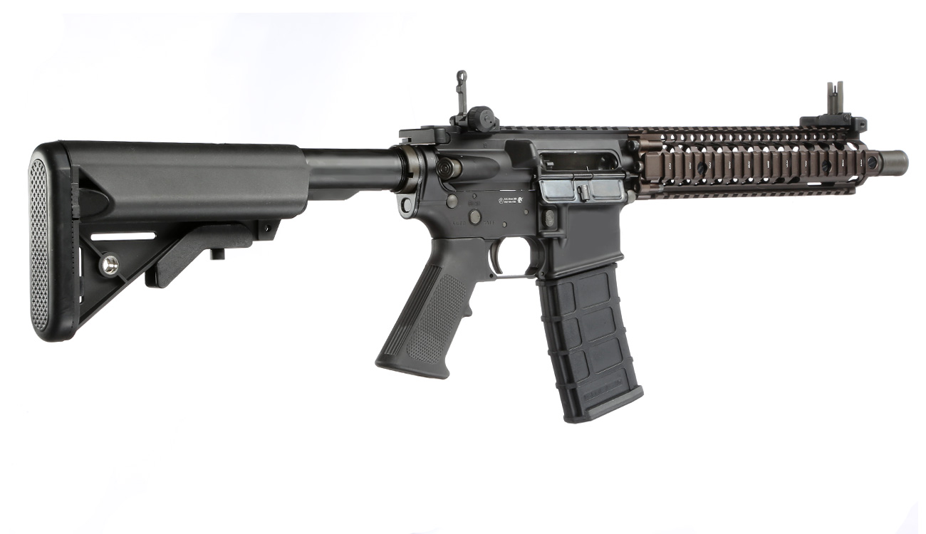 GHK Colt / Daniel Defense MK18 MOD1 Vollmetall Gas-Blow-Back 6mm BB Dualtone Bild 3