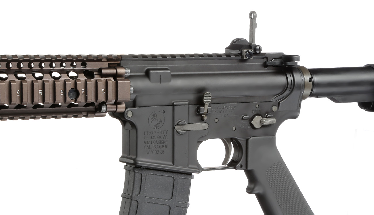 GHK Colt / Daniel Defense MK18 MOD1 Vollmetall Gas-Blow-Back 6mm BB Dualtone Bild 7