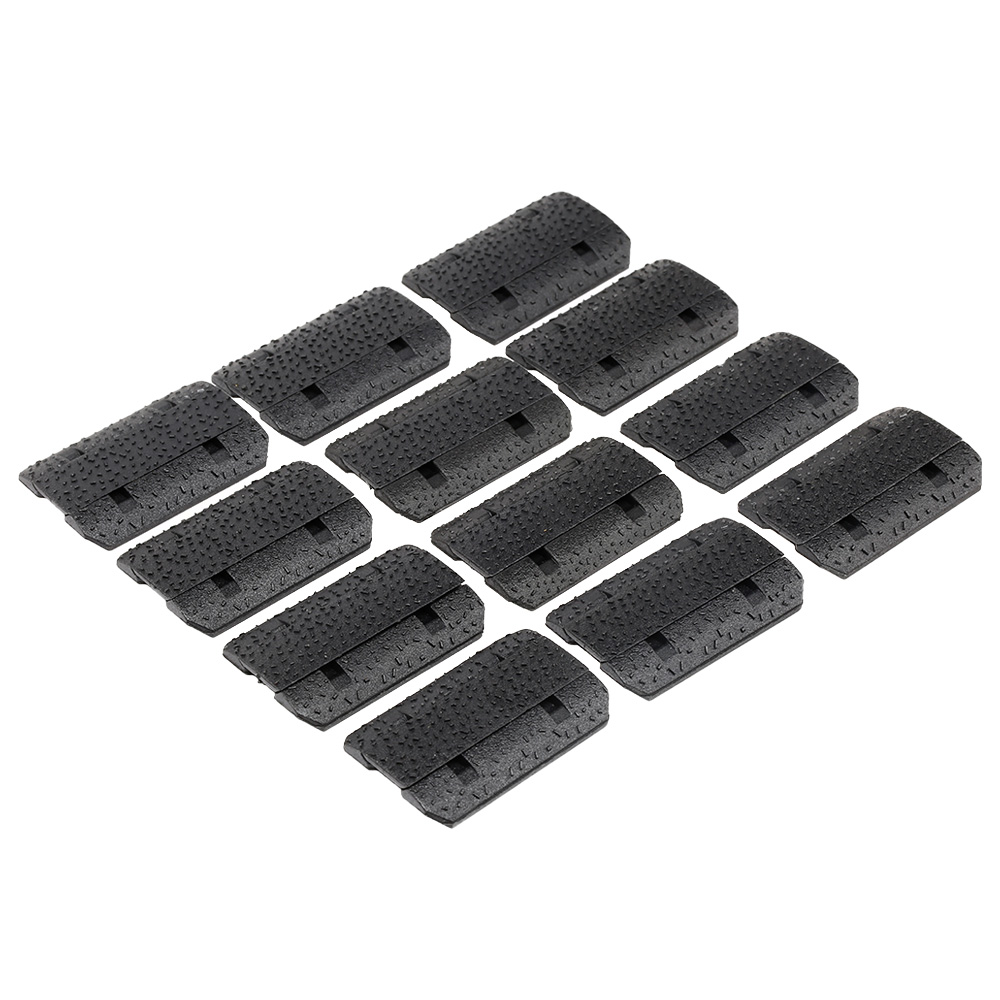 MP LOCK Rail Panel / Rail Covers Type 2 Design (12 Stck) schwarz