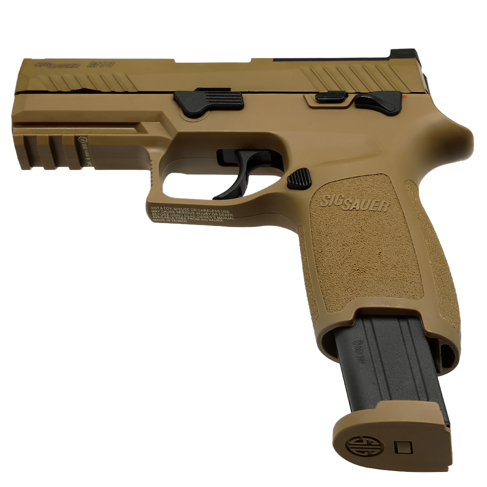 VFC Sig Sauer ProForce P320-M18 m. Metallschlitten Gas-Blow-Back 6mm BB Coyote Tan Bild 5