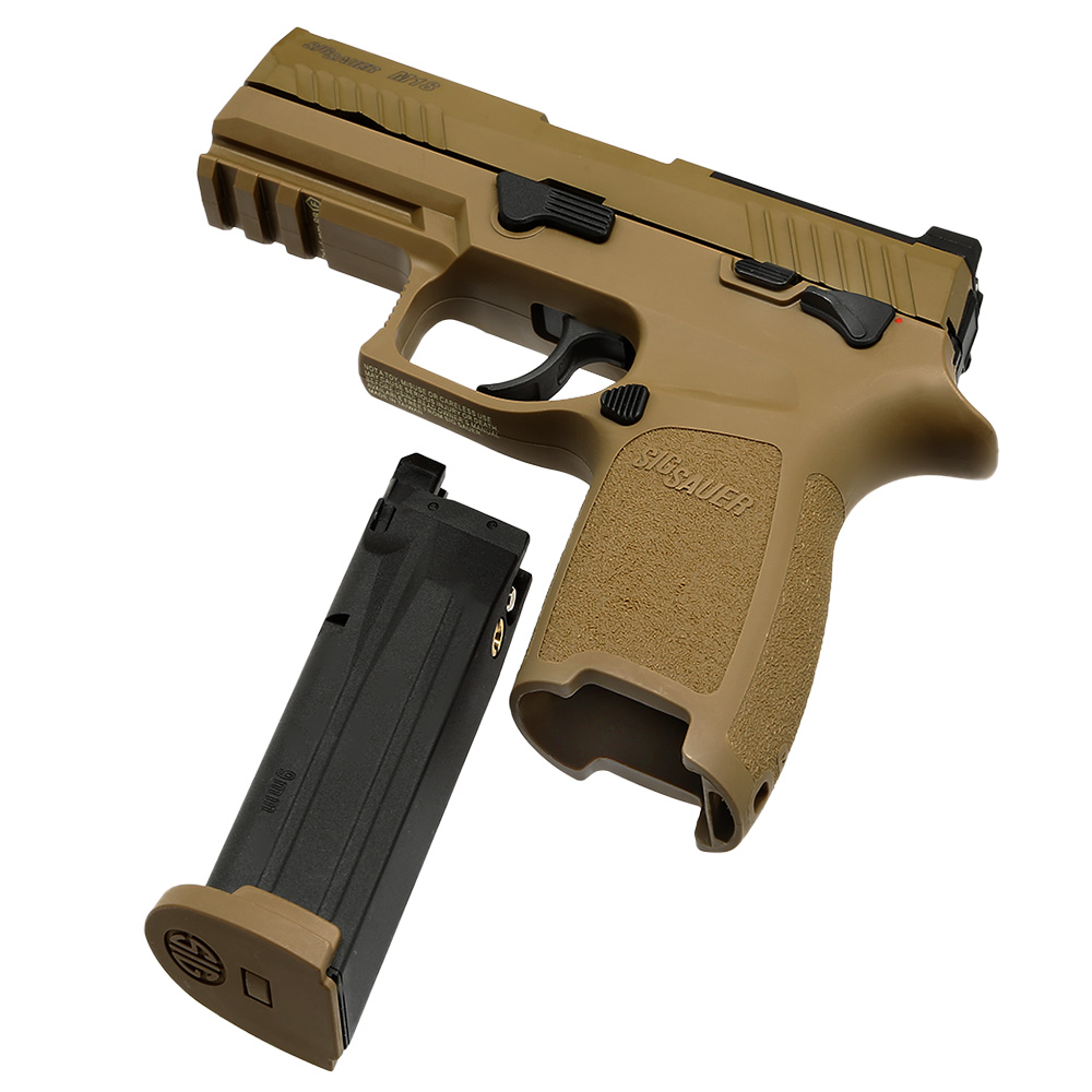 VFC Sig Sauer ProForce P320-M18 m. Metallschlitten Gas-Blow-Back 6mm BB Coyote Tan Bild 6