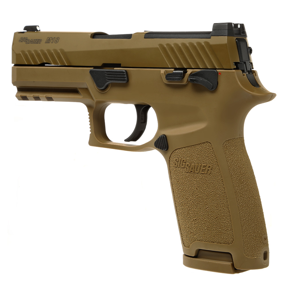 VFC Sig Sauer ProForce P320-M18 m. Metallschlitten Gas-Blow-Back 6mm BB Coyote Tan Bild 8