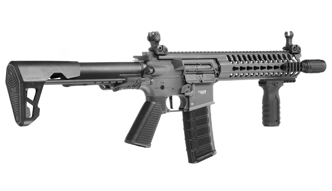 Versandrückläufer King Arms M4 Striker KeyMod CQB Ultra Grade Version II S-AEG 6mm BB Gunmetal Grey Bild 3