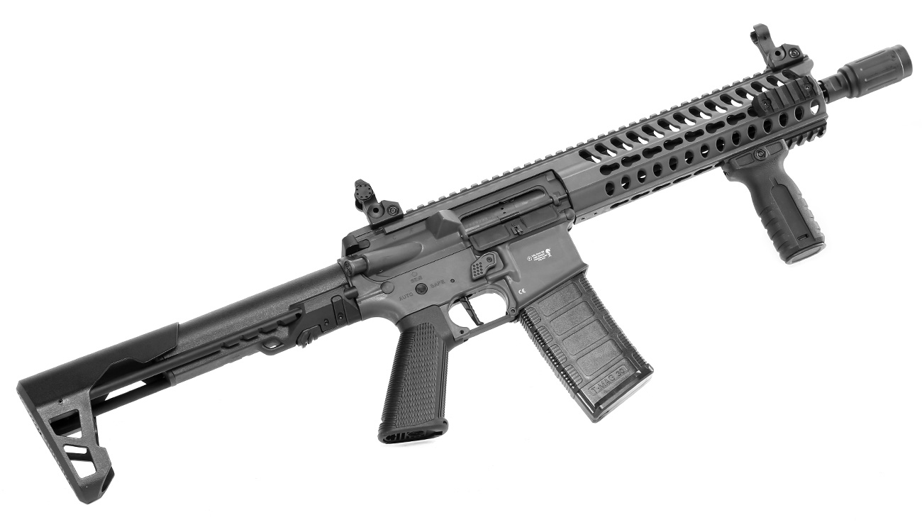 Versandrückläufer King Arms M4 Striker KeyMod CQB Ultra Grade Version II S-AEG 6mm BB Gunmetal Grey Bild 5