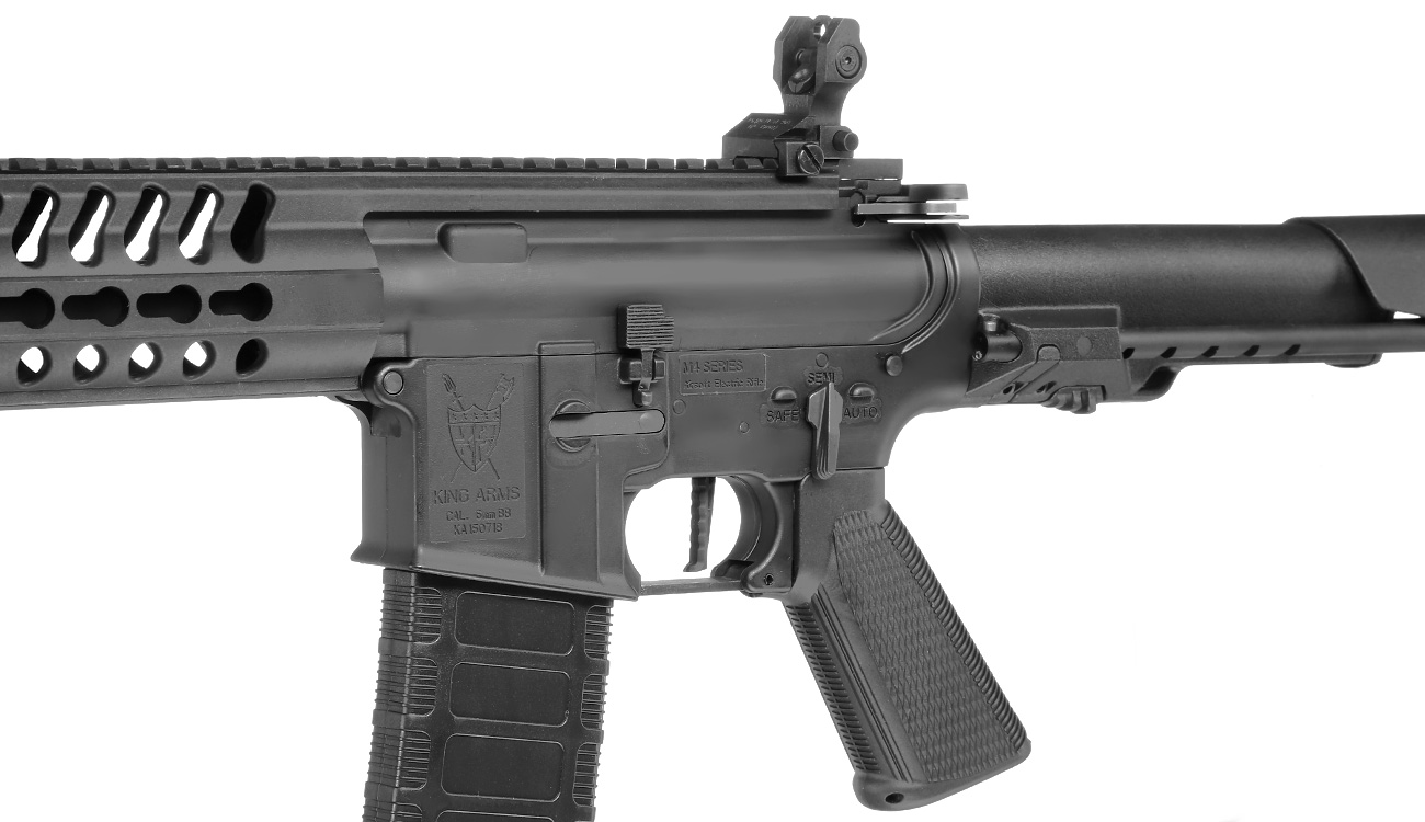Versandrückläufer King Arms M4 Striker KeyMod CQB Ultra Grade Version II S-AEG 6mm BB schwarz Bild 1
