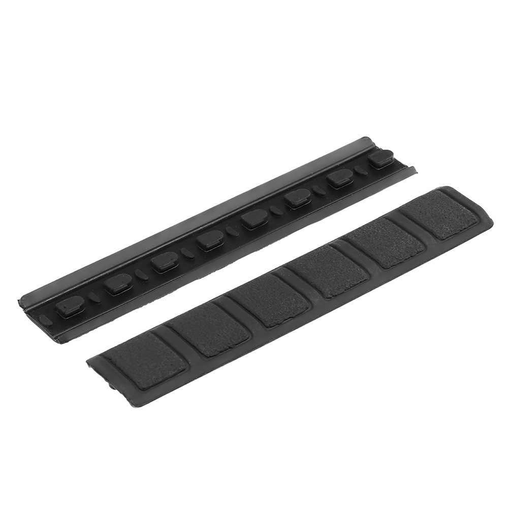 MP Airsoft KeyMod Gummi Soft Rail Covers Type-B 158mm (4 Stck) schwarz Bild 1