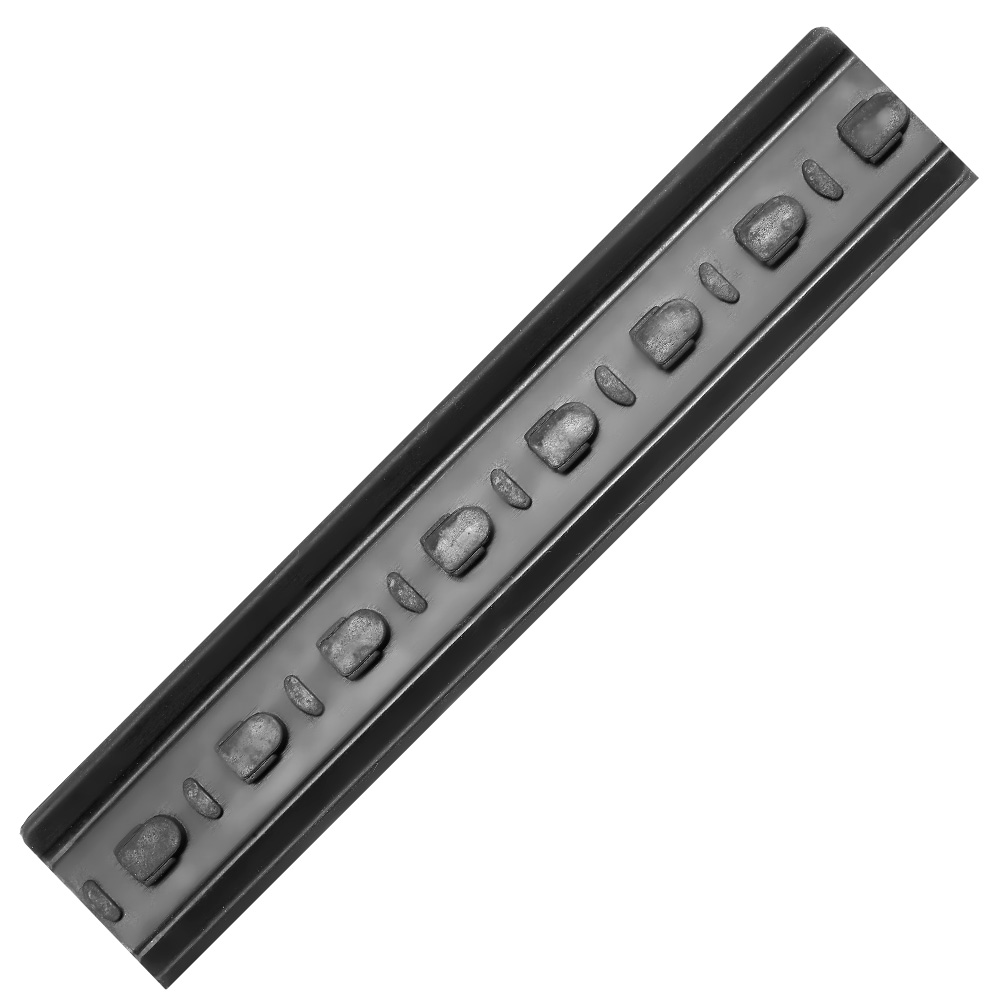 MP Airsoft KeyMod Gummi Soft Rail Covers Type-B 158mm (4 Stck) schwarz Bild 3