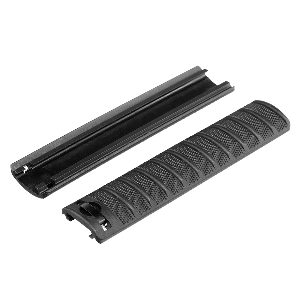 MP Airsoft KA-II Style Rail Covers 163mm 4er Set - schwarz Bild 1