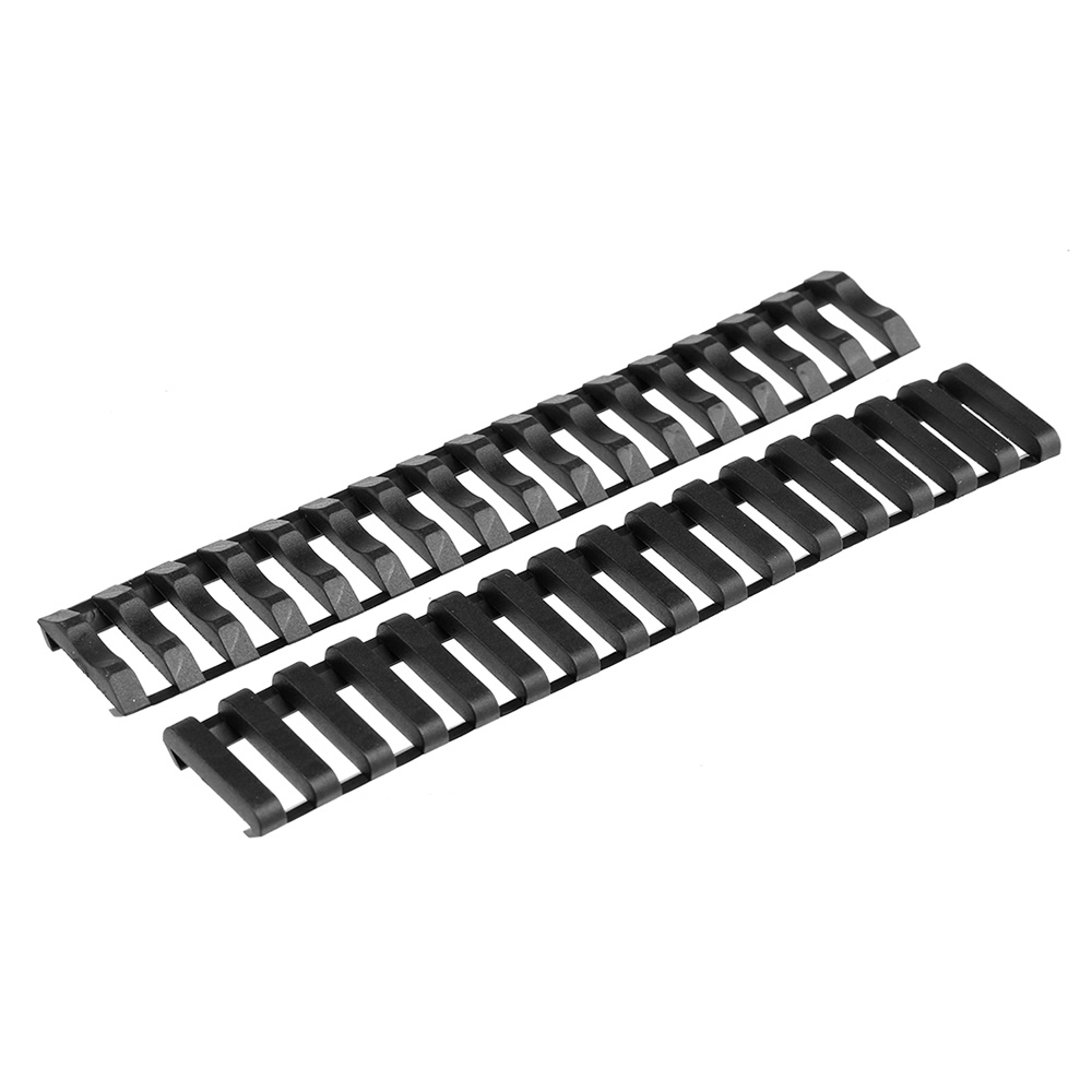 MP Airsoft Ladder Rail Cover 160mm 4er Set - schwarz Bild 1