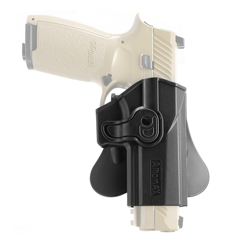 S24 Leder Schulterholster für Sig Sauer P320 M17 Full Size schwarz VlaMiTex