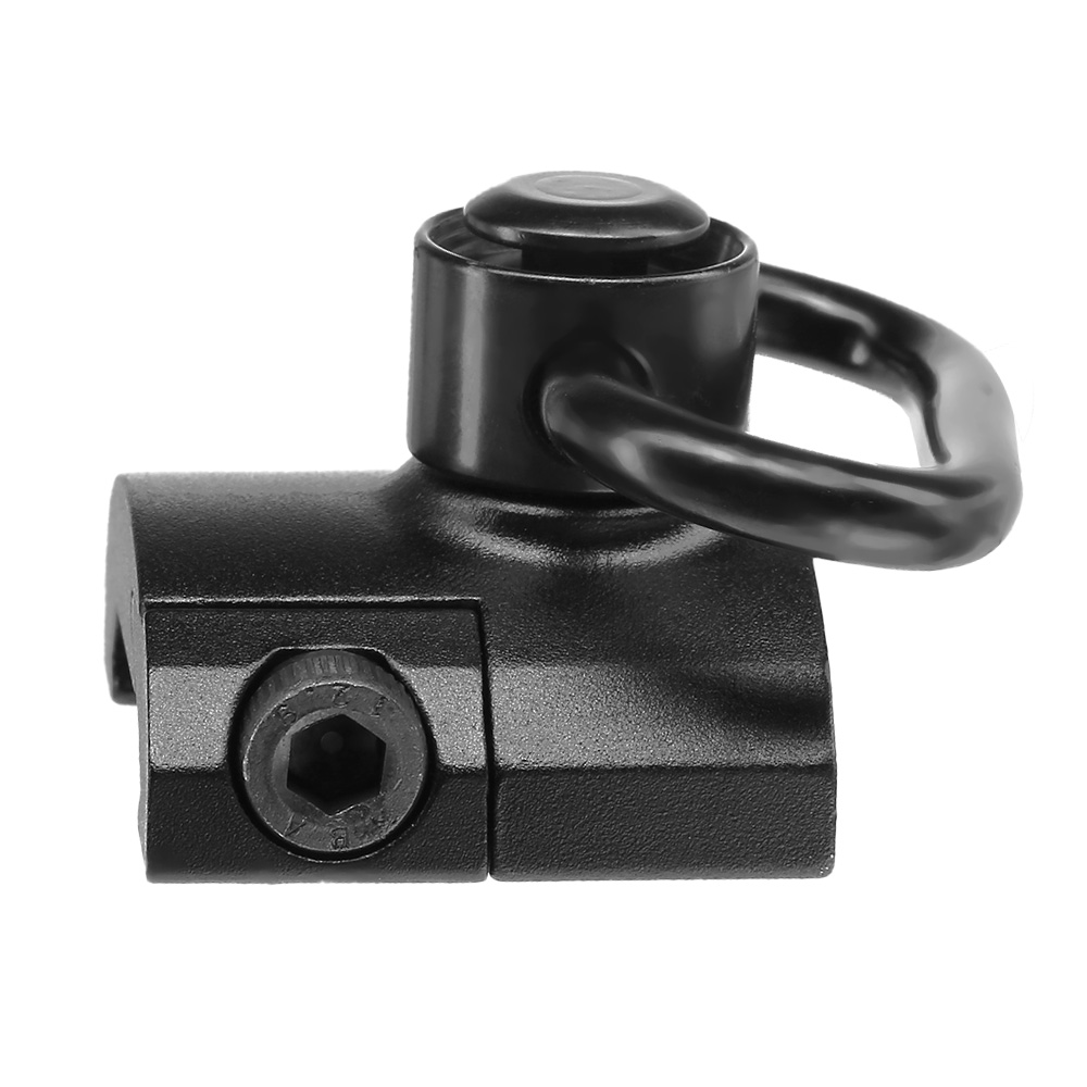 MET GS-Type Tragegurt Adapter inkl. QD Swivel f. 20 - 22mm Schienen schwarz Bild 1