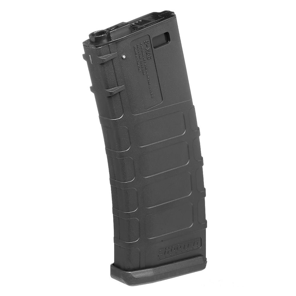 Max Tactical M4 S-MAG Polymer-Magazin Hi-Cap 320 Schuss Tracer-Mag schwarz