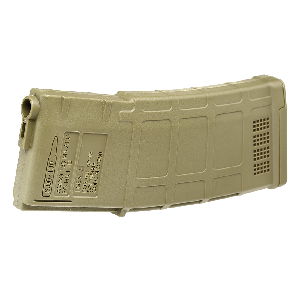 Ares M4 / M16 AMAG Magazin Mid-Cap 130 Schuss Dark Earth