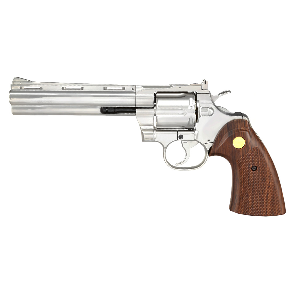 Ersatzteilset King Arms .357 Python 6 Zoll Revolver Vollmetall Gas 6mm BB Chrome-Finish Bild 1