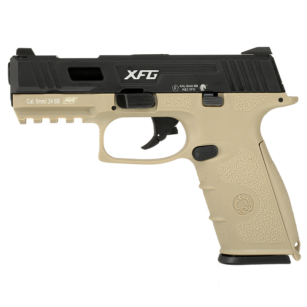ICS BLE XFG mit Metallschlitten GBB 6mm BB schwarz / tan Bild 1