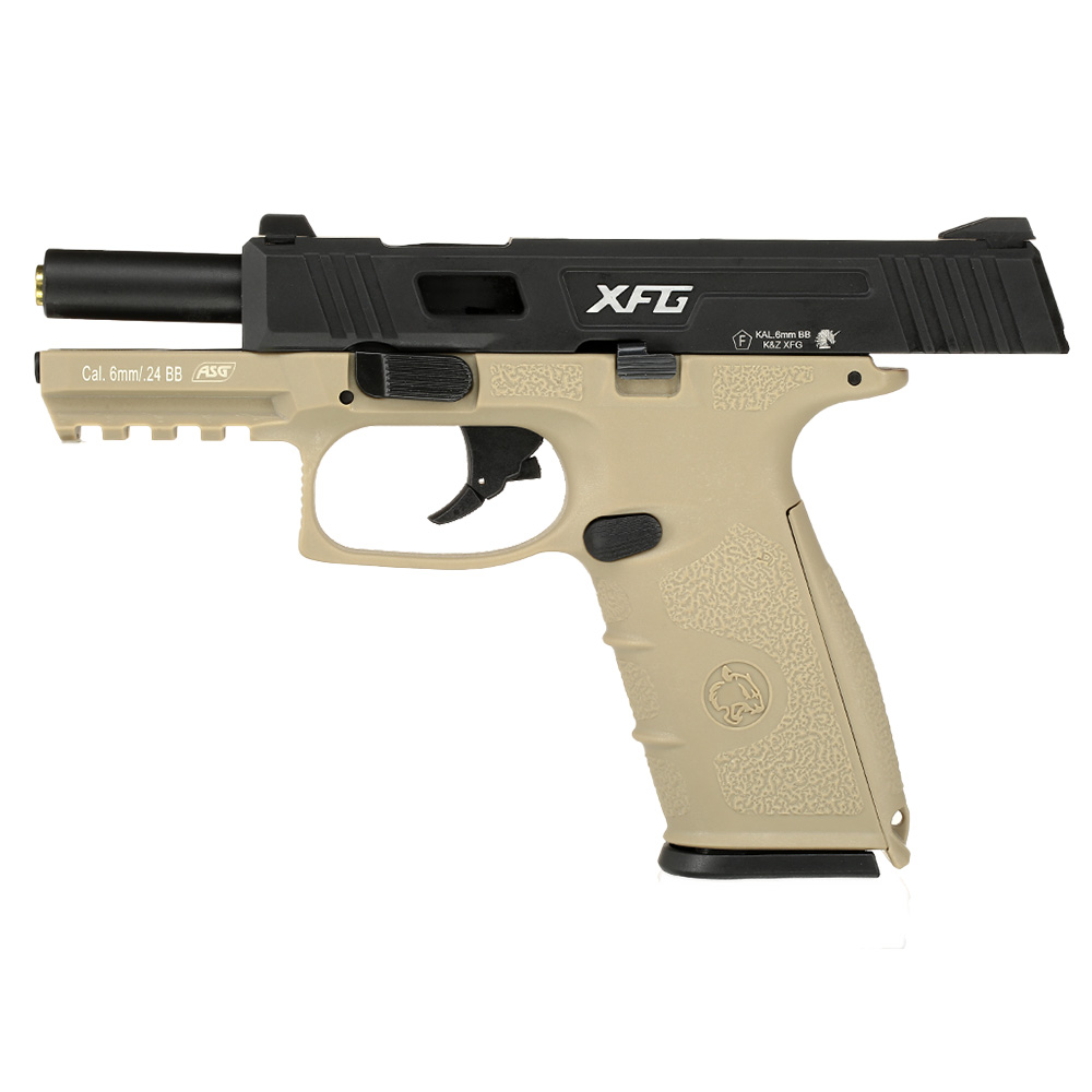 ICS BLE XFG mit Metallschlitten GBB 6mm BB schwarz / tan Bild 1