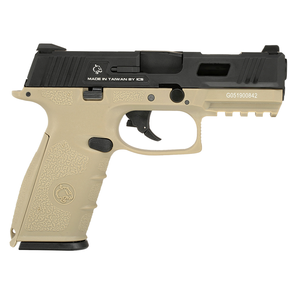 ICS BLE XFG mit Metallschlitten GBB 6mm BB schwarz / tan Bild 1