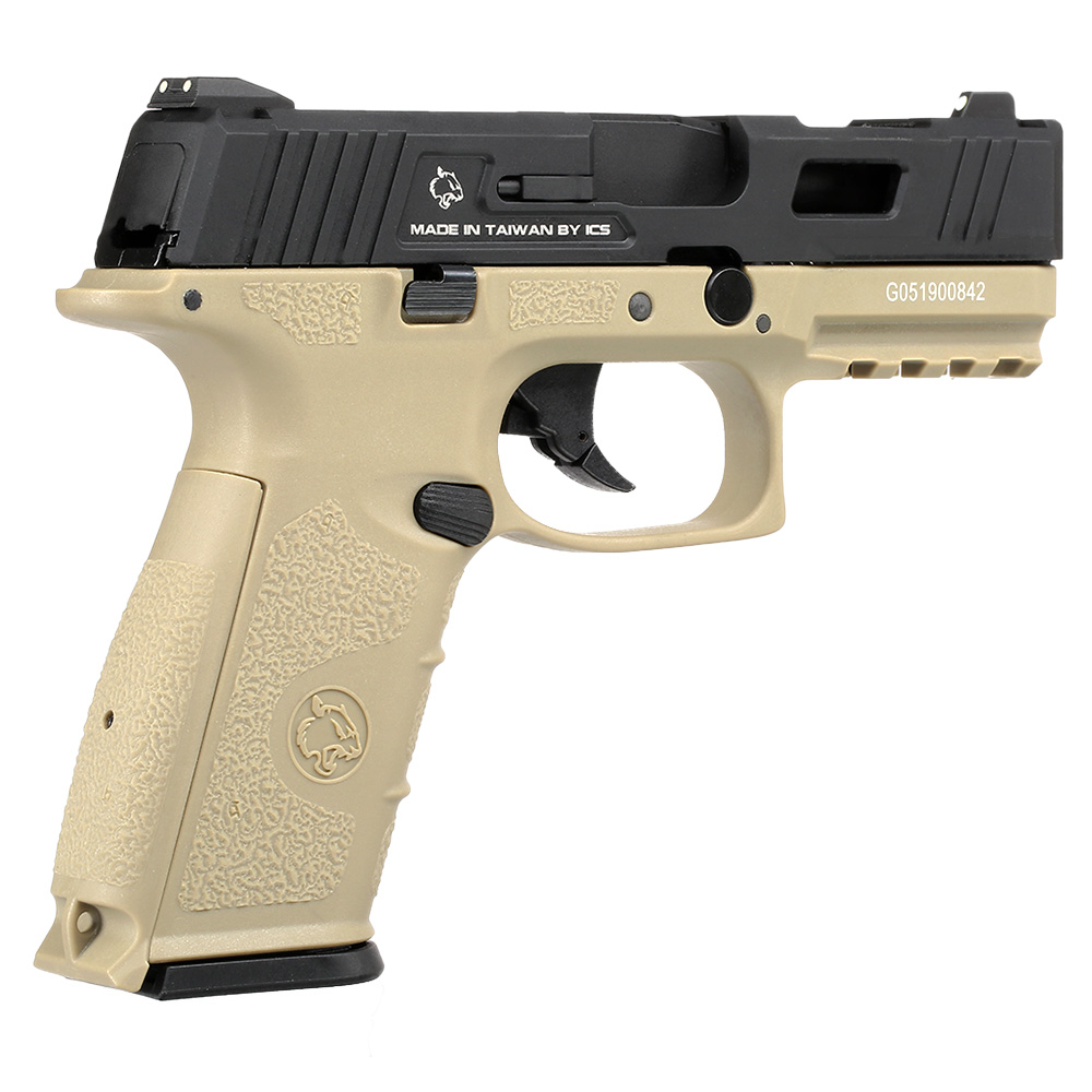 ICS BLE XFG mit Metallschlitten GBB 6mm BB schwarz / tan Bild 1
